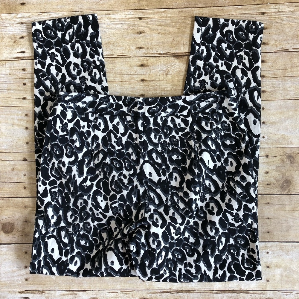 Milly High Waist Snow Leopard Pants - Picture 5 of 8
